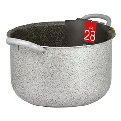 Pentola Alluminio antiaderente (28cm) JANET 2.0 Grigio pietra JANE2PENMTXXXX28 - immagine 1