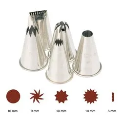 Beccuccio sac a poche 5 pz Acciaio 276703 - immagine 1