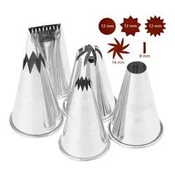 Beccuccio sac a poche 5 pz Bon Bon Acciaio 276704 - immagine 1