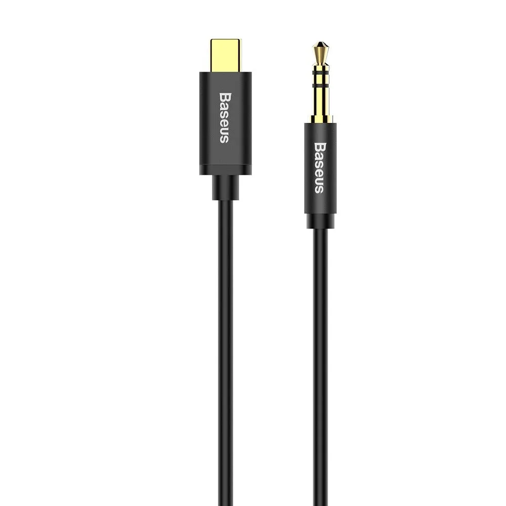 Cavo Audio USB-C - 3.5mm Baseus Yiven M01, 1.2m, Nero CAM01-01 - immagine 1