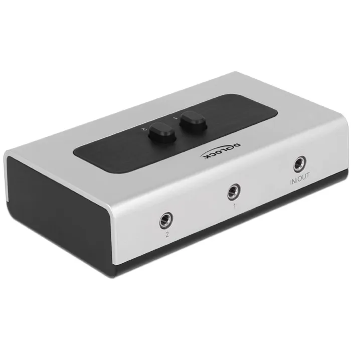 87699 commutatore audio Nero, Grigio, Interruttore - immagine 1