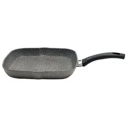 Bistecchiera Alluminio antiaderente (28x28cm) CORTINA Grigio pietra 1008690 - immagine 1