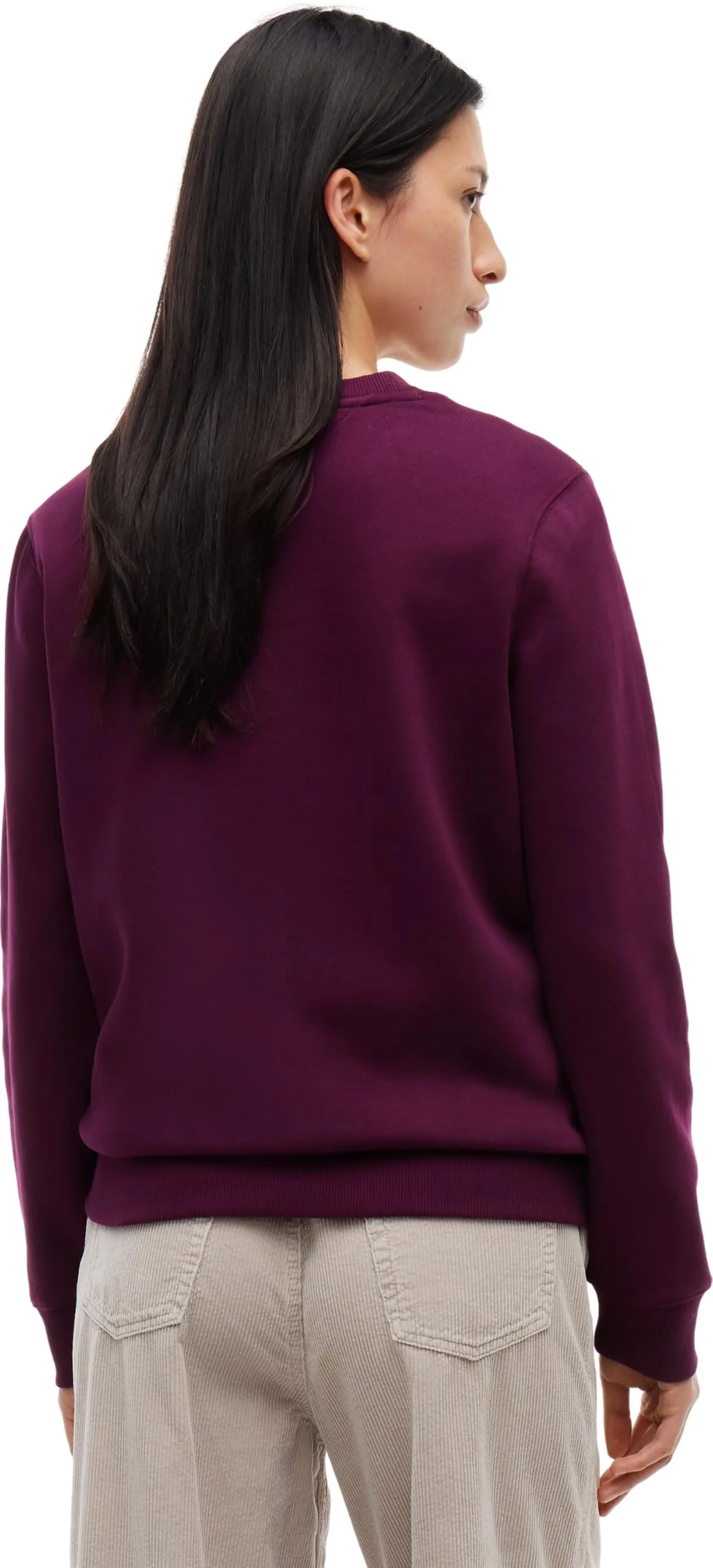 Tommy Jeans Women Tjw Reg S Flag Crew Dw0Dw19959 Pullover Sweatshirt, Purple (Calypso Berry), XS - immagine 2
