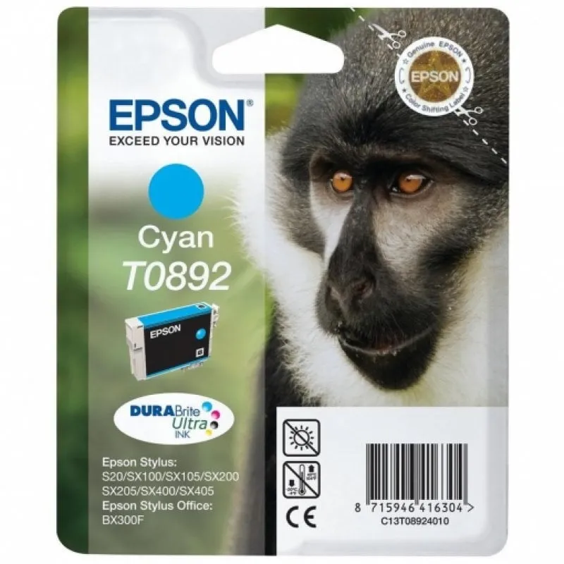 Epson Monkey Cartuccia Ciano - immagine 1