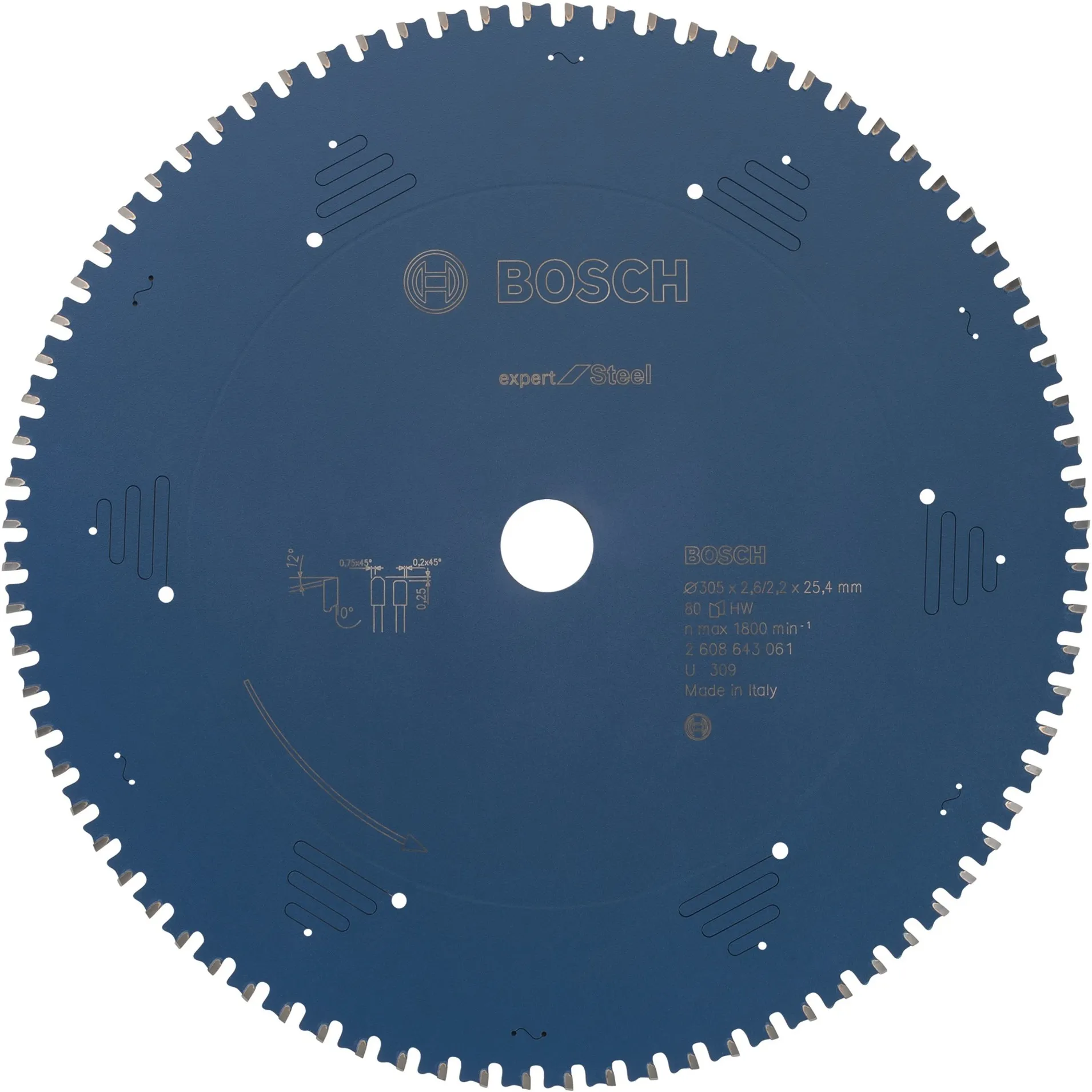 2608643061 lama circolare 20,3 cm 1 pz, Lama per sega - immagine 1