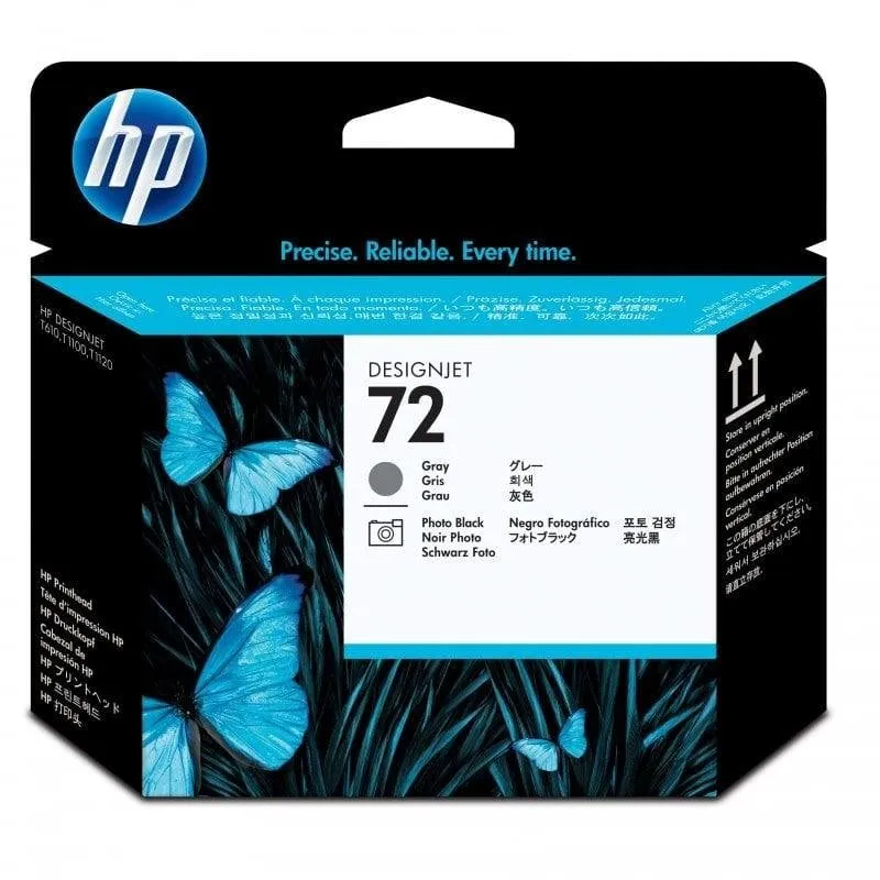 Testina di Stampa HP 72 Grigio e Nero Fotografico - immagine 1