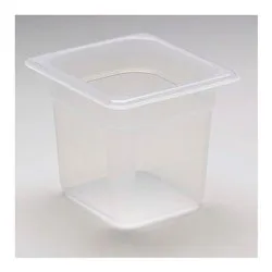 Bacinella alimenti Mod. 1/6 (2,2Lt) GASTRONORM Bianco traslucido 66PP190 - immagine 1