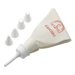 Sacco decoratore dolci (28cm) con 5 beccucci LILLO Bianco 0062 420 - immagine 1
