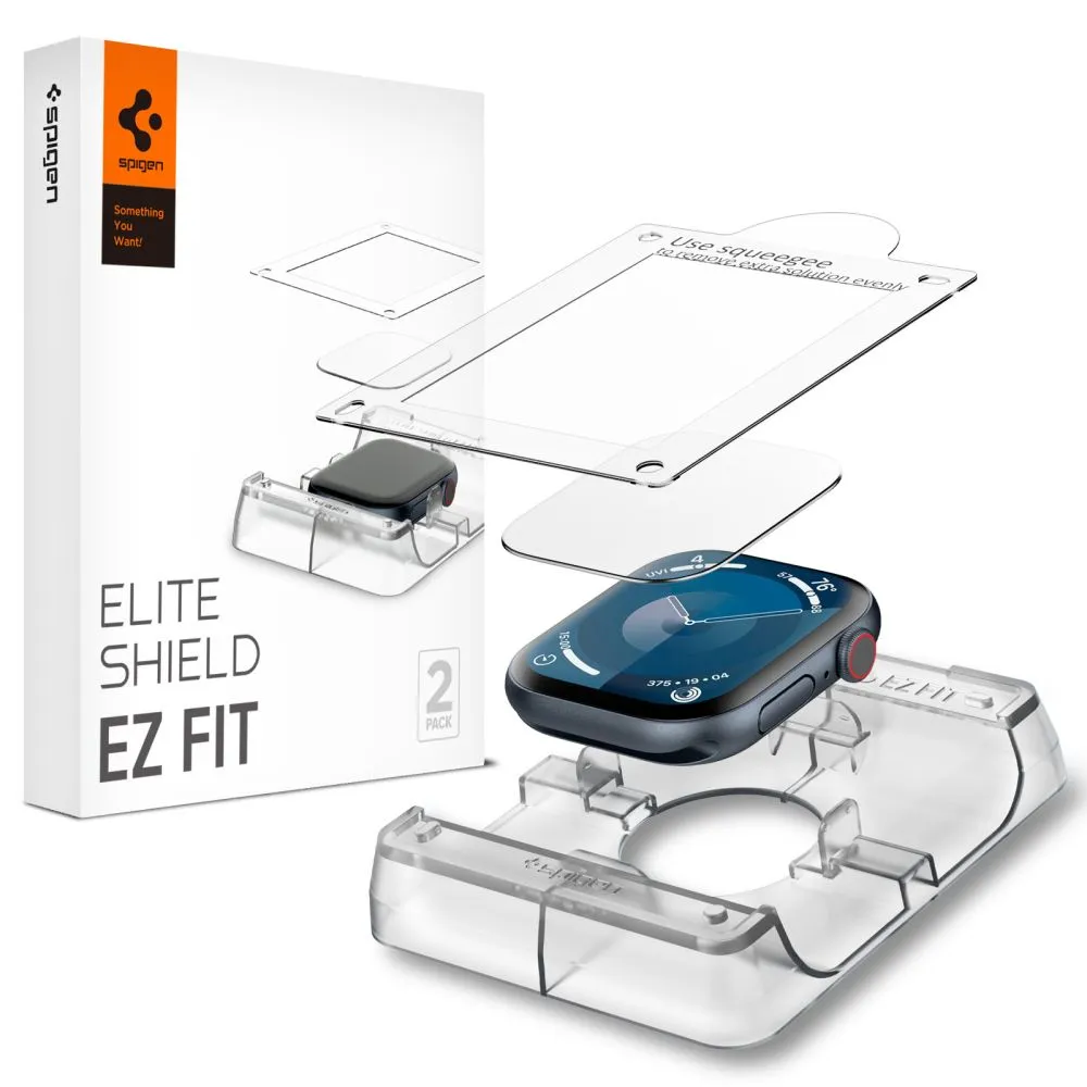 Spigen Elite Shield EZ FIT per Apple Watch serie 42mm, set 2 pezzi, plastica AFL08580 - immagine 1