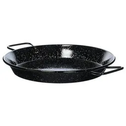 Tegame Smaltato (30cm) Paellera Valenciana GARCIMA LA IDEAL Nero G2023000000 - immagine 1