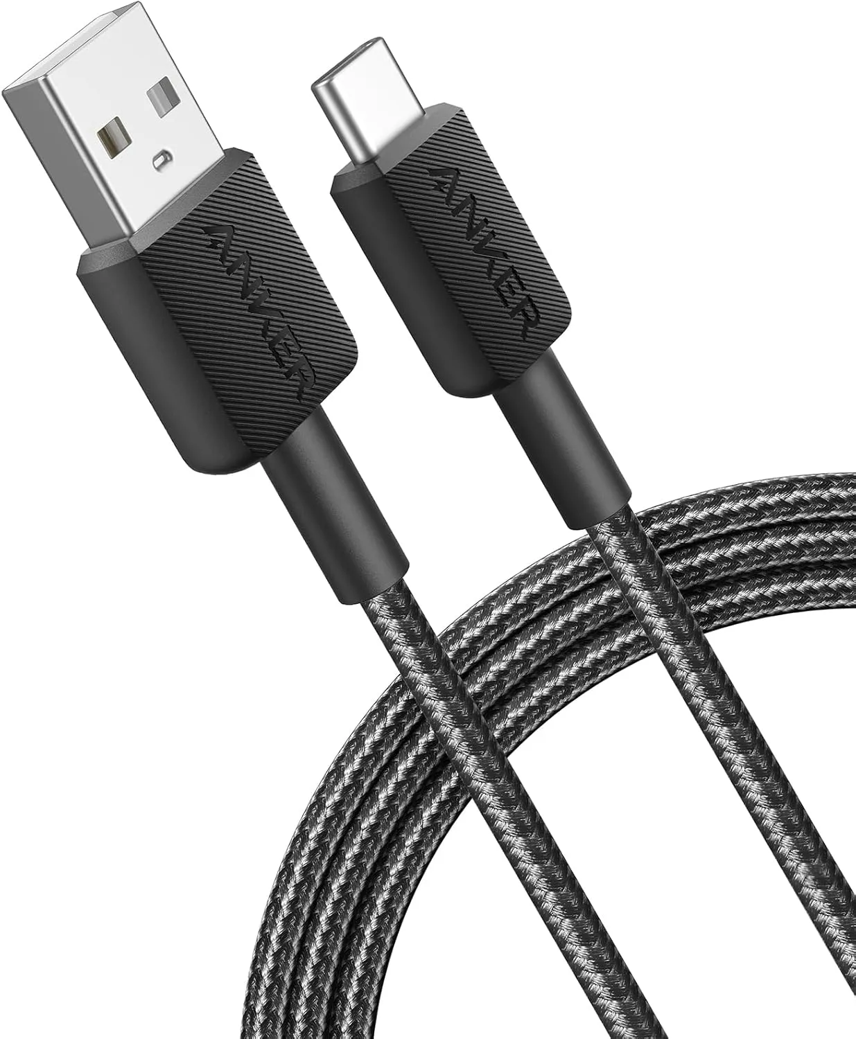 Cavo Dati e Ricarica USB-A - USB-C Anker 322, 18W, 0.9m, Nero A81H5G11 - immagine 1