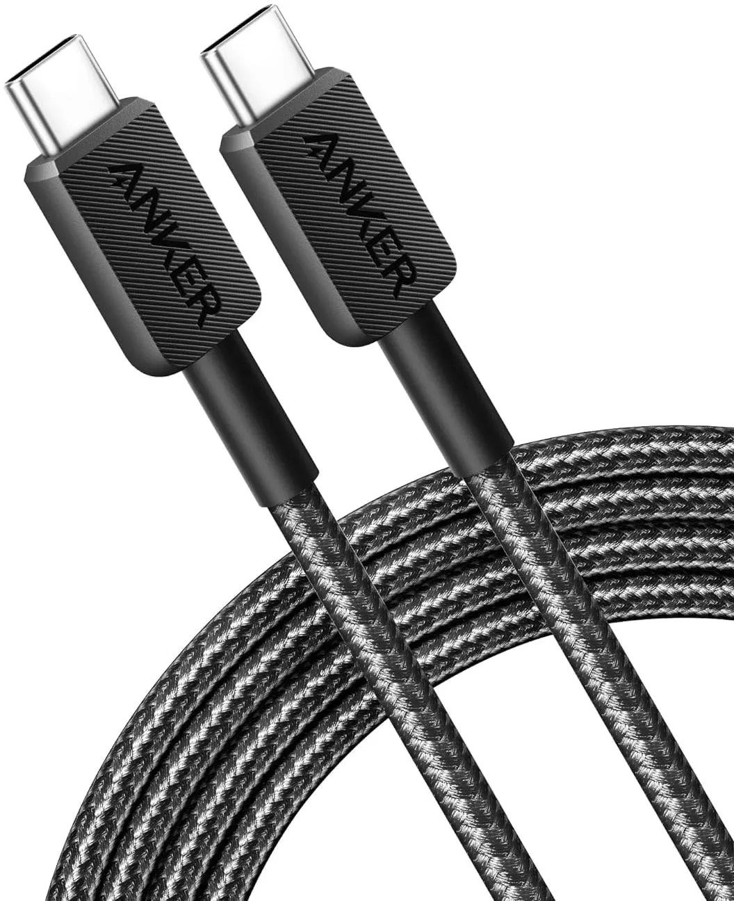 Cavo Dati e Ricarica USB-C - USB-C Anker 322, 60W, 1.8m, Nero A81F6G11 - immagine 1