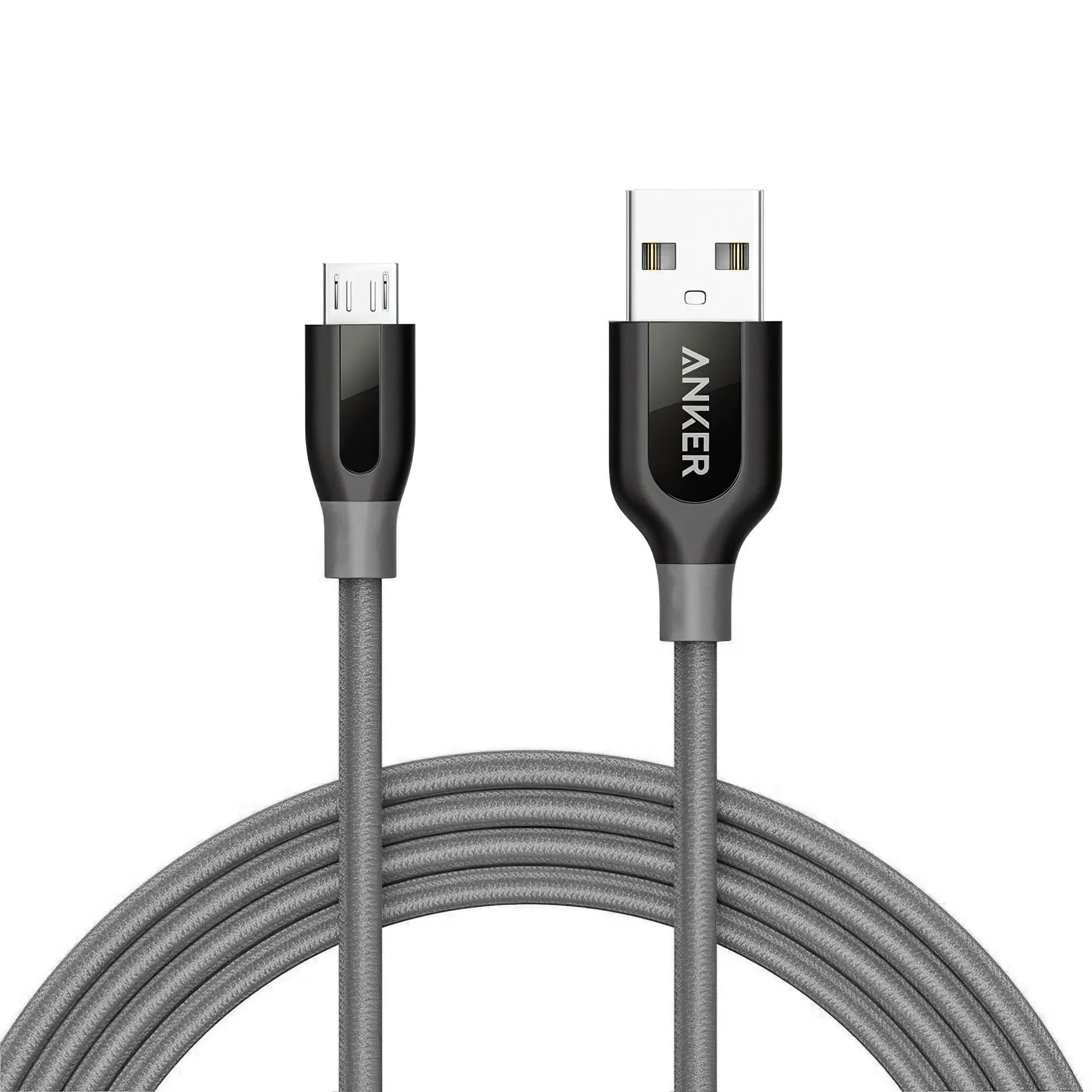 Cavo Dati e Ricarica USB-A - microUSB Anker PowerLine+, 18W, 1.8m, Grigio A8143HA1 - immagine 1