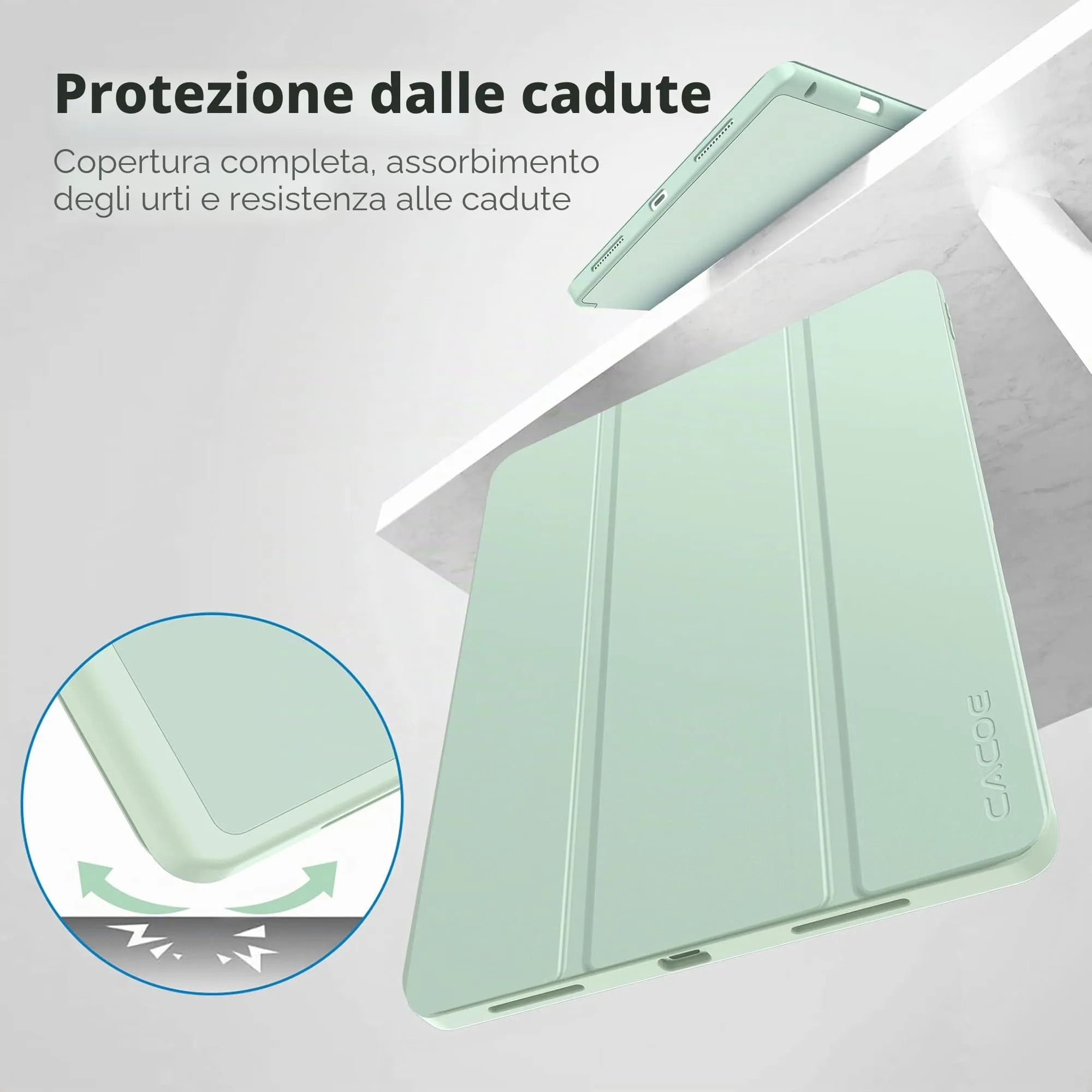 EasyAcc Cover Compatibile con iPad Air 11 Pollici M4/M3/M2 2026/2025/2024 - immagine 4