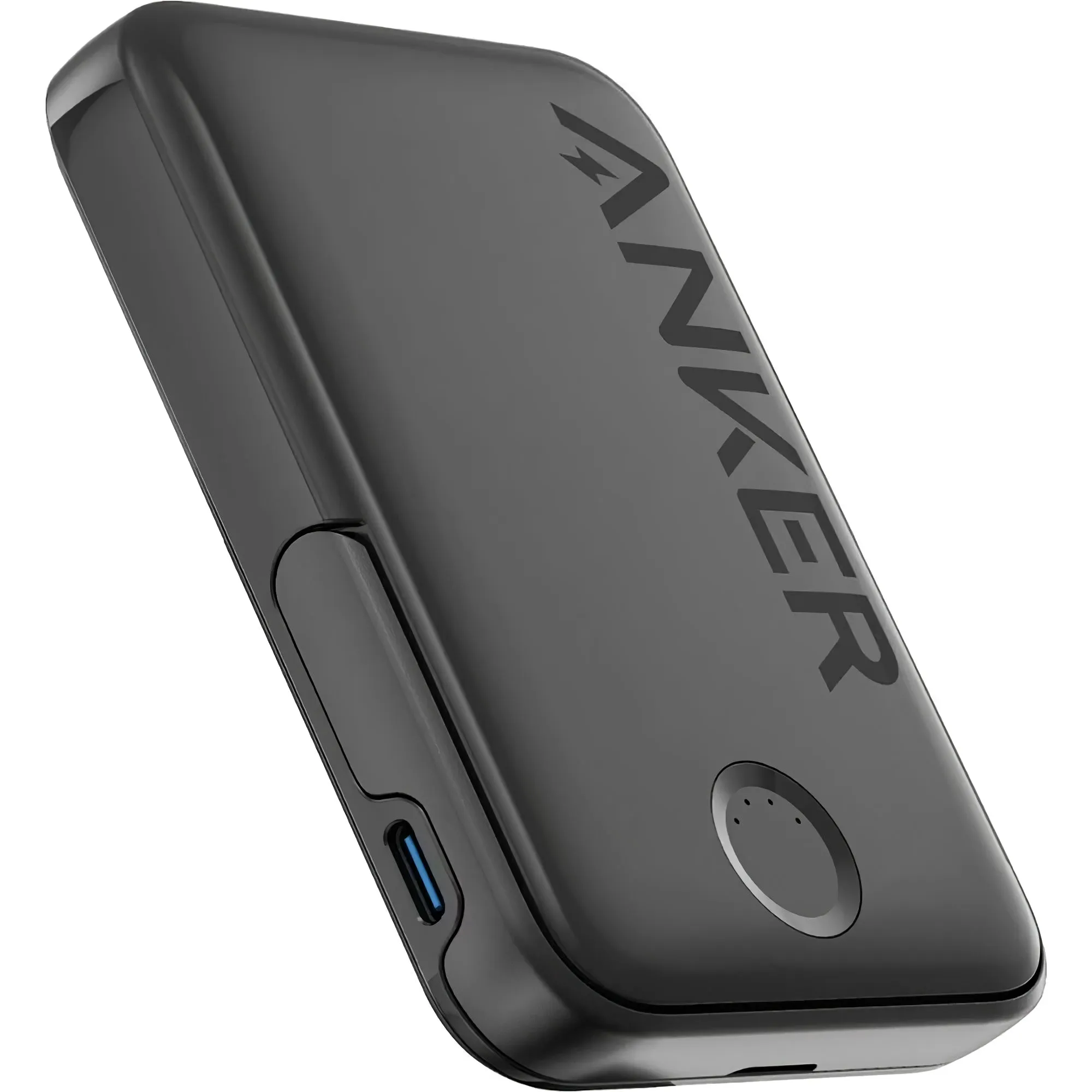 Batteria esterna wireless Anker 322 MagGo, 5000mAh, 12W, 1 x QI - 1 x USB-C, Nero A1618G11 - immagine 1