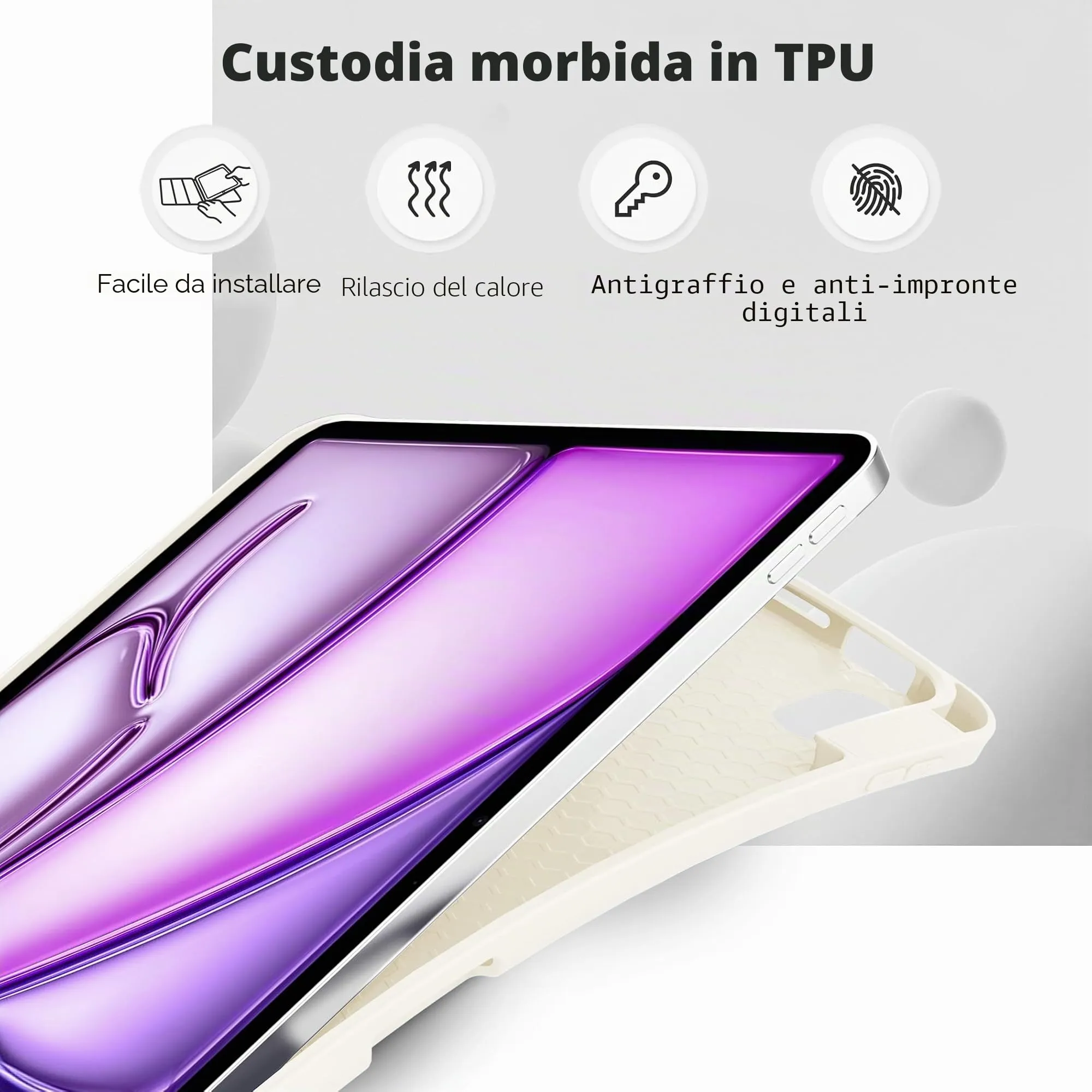 EasyAcc Cover Compatibile con iPad Air 11 Pollici M4/M3/M2 2026/2025/2024 - immagine 7