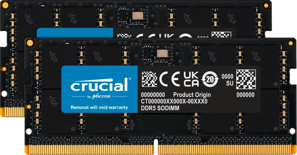 Crucial CT2K32G48C40S5 memoria 64 GB 2 x 32 GB DDR5 - immagine 1