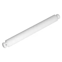 Mattarello Plastica manico fisso (38x3cm) Bianco 171 - immagine 1