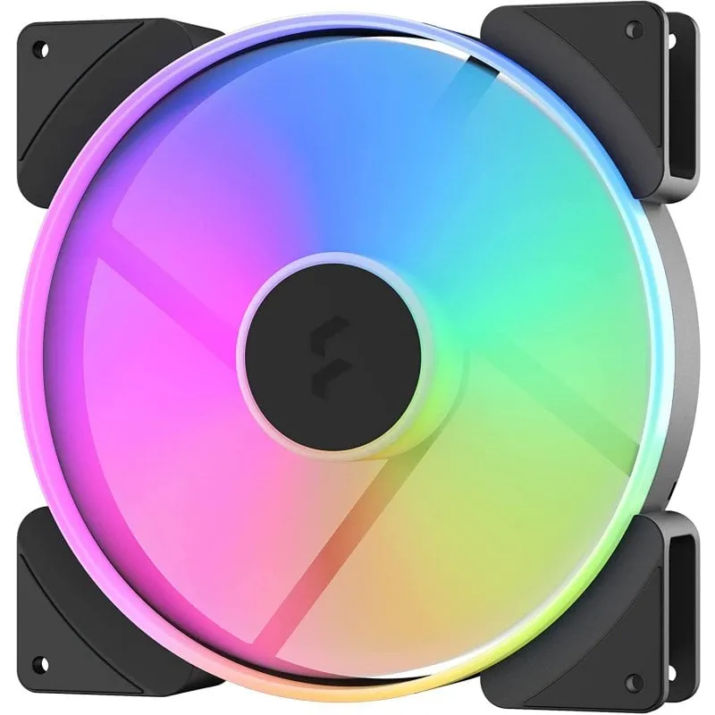 Ventola Fractal Prisma AL-18 PWM da 180 mm Nera - immagine 1