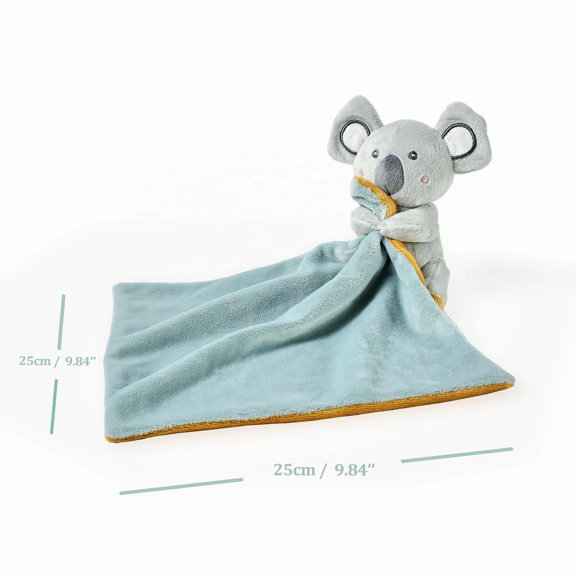 CREVENT Morbida coperta in pile per neonati con soffice animaletto per ragazze e ragazzi, coperta in peluche, regalo di compleanno - Koala - immagine 5