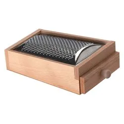 Grattugia Padana con cassetto Legno (22x14x7cm) Naturale Art GP - immagine 1