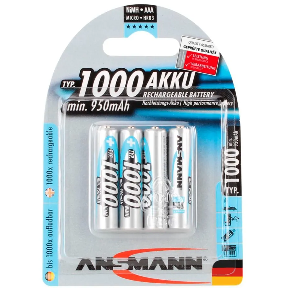 5030882 batteria per uso domestico AAA / HR03 Nichel-Metallo Idruro (NiMH) - immagine 1