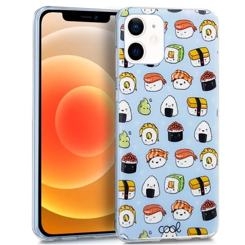 Fantastica custodia con disegni di sushi per iPhone 12 Mini - immagine 1
