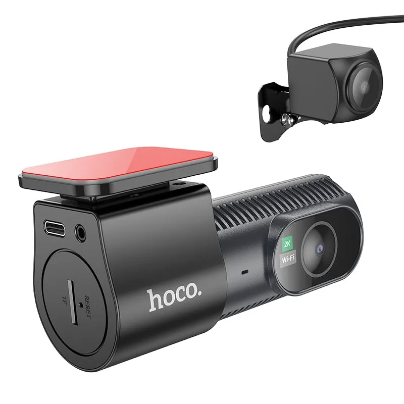 Camera Auto Anteriore e Posteriore HOCO DV8, 2K, Display 1,47 pollici - immagine 1