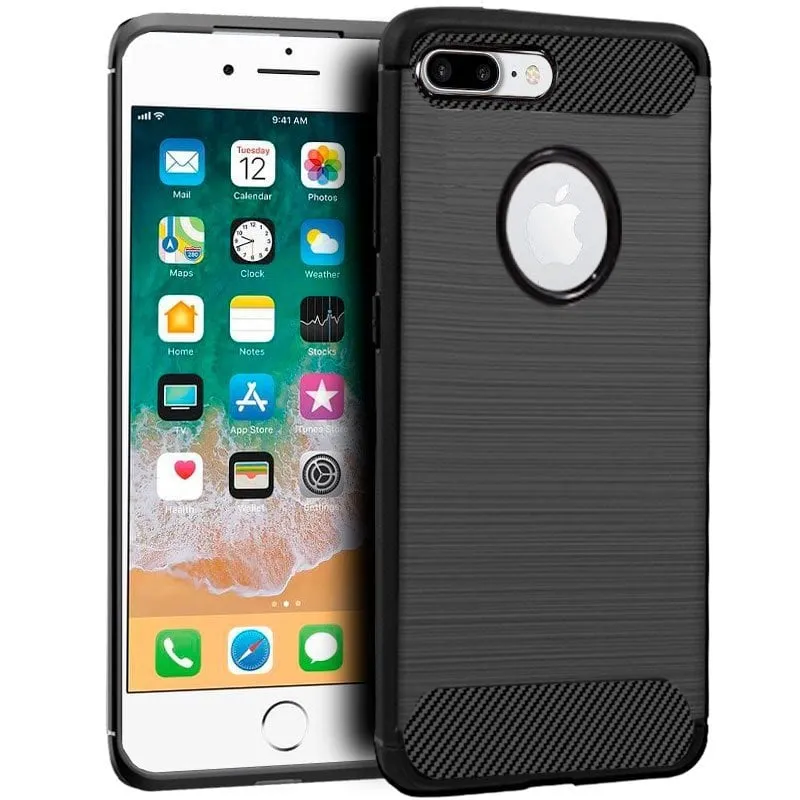 Fantastica custodia nera antracite per iPhone 7 Plus/8 Plus - immagine 1