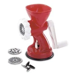 Tritacarne Plastica Mincy con trafile pasta 125 70 - immagine 1