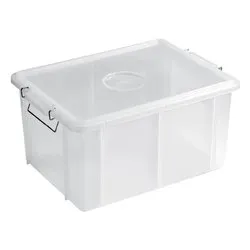 Cassetta con coperchio (62x40x31cm) BOX Bianco 1900M2 BI - immagine 1