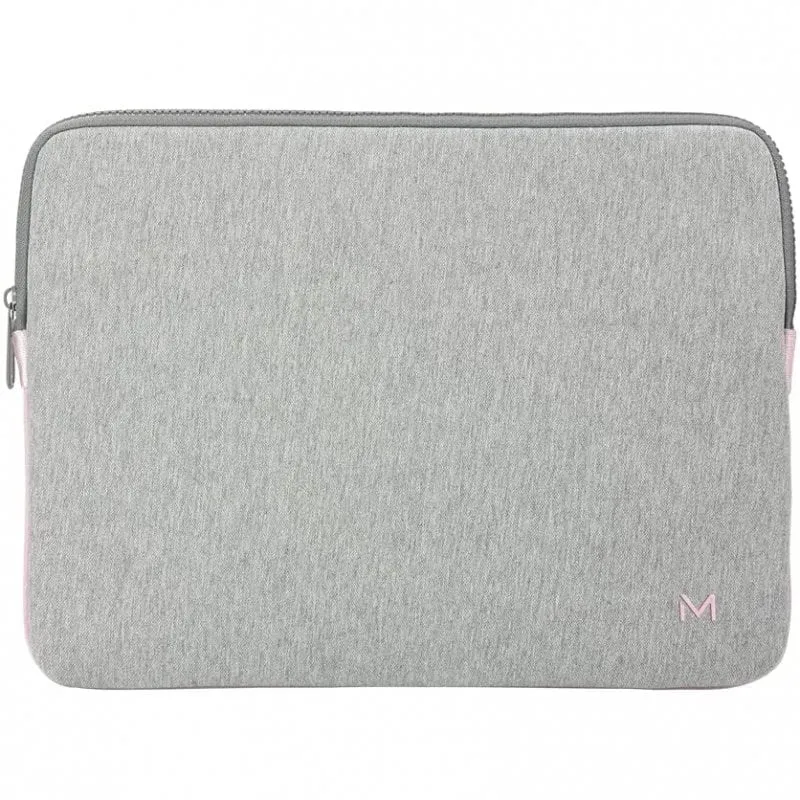 Mobilis Skin Memory Sleeve Grigio/Rosa per Laptop 12,5-14" - immagine 1