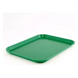 Vassoio Fast Food Plastica (34,5x26,5cm) Verde 1014FF119 - immagine 1