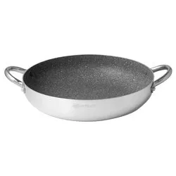 Tegame Alluminio antiaderente (40cm) GRANDE FAMIGLIA DELUXE Silver Y0F8TE0400 - immagine 1