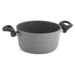 Casseruola Alluminio antiaderente (24cm) CORTINA Grigio pietra 1008688 - immagine 1