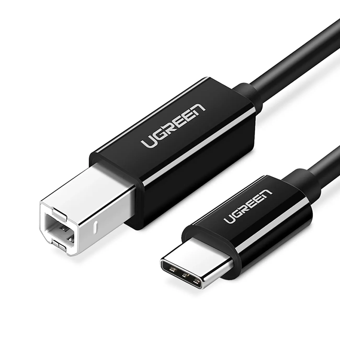 Cavo stampante UGREEN US370, USB-C - USB-B, 1 m, nero - immagine 1