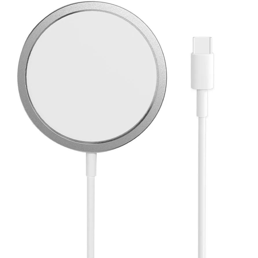 Caricabatterie Wireless Retea BWOO WL-12, 15W, 1.67A, Bianco - immagine 1