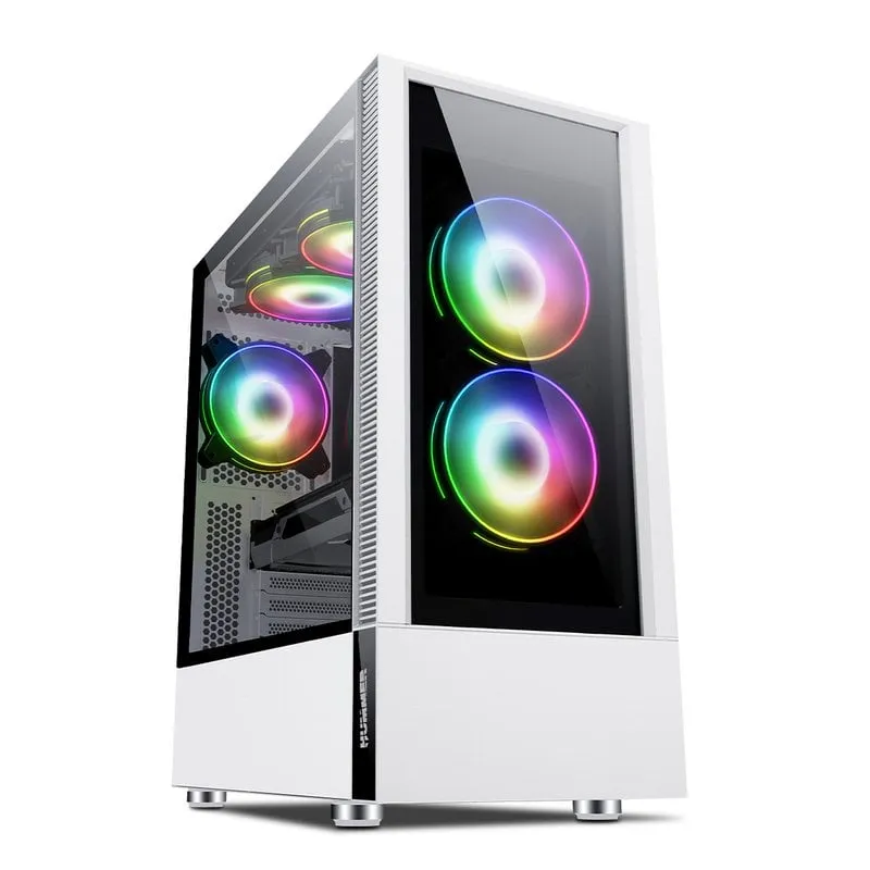 Nox Hummer Nemesis ARGB Vetro temperato USB 3.0 Bianco - immagine 1