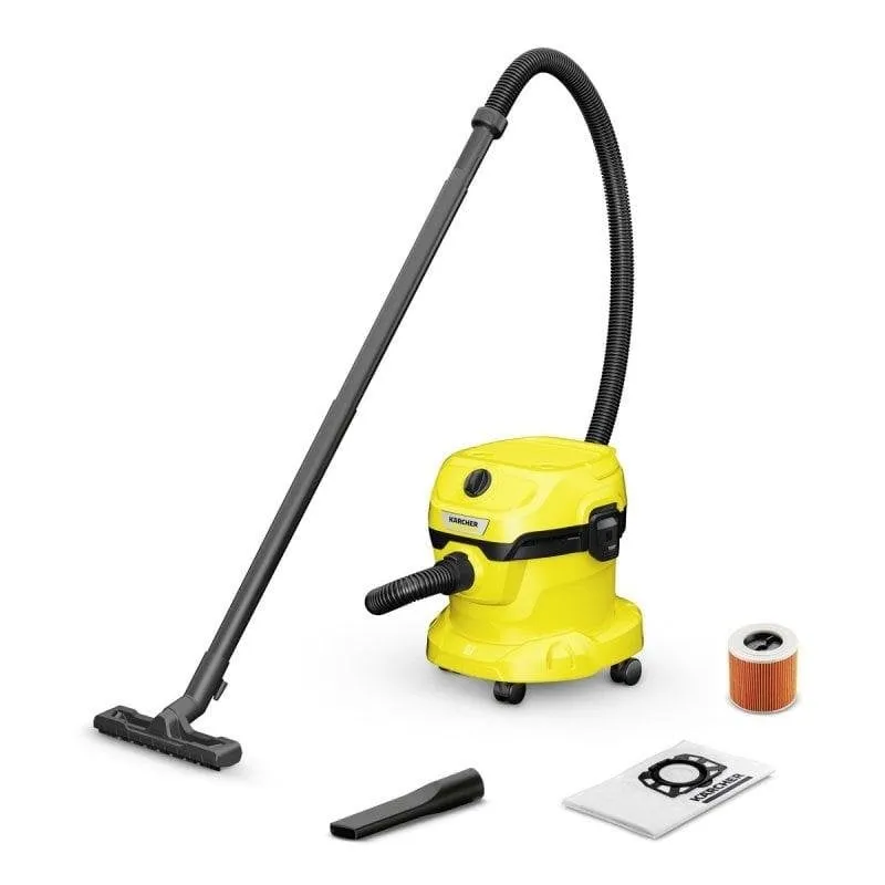 Bidone Aspiratutto Karcher WD 2 Plus 1000W 12L Solidi e Liquidi - immagine 1