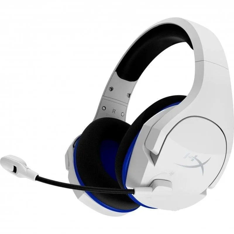 Auricolari HyperX Cloud Stinger Core Wireless Gaming con Cancellazione Rumore Bianco-Blu - immagine 1
