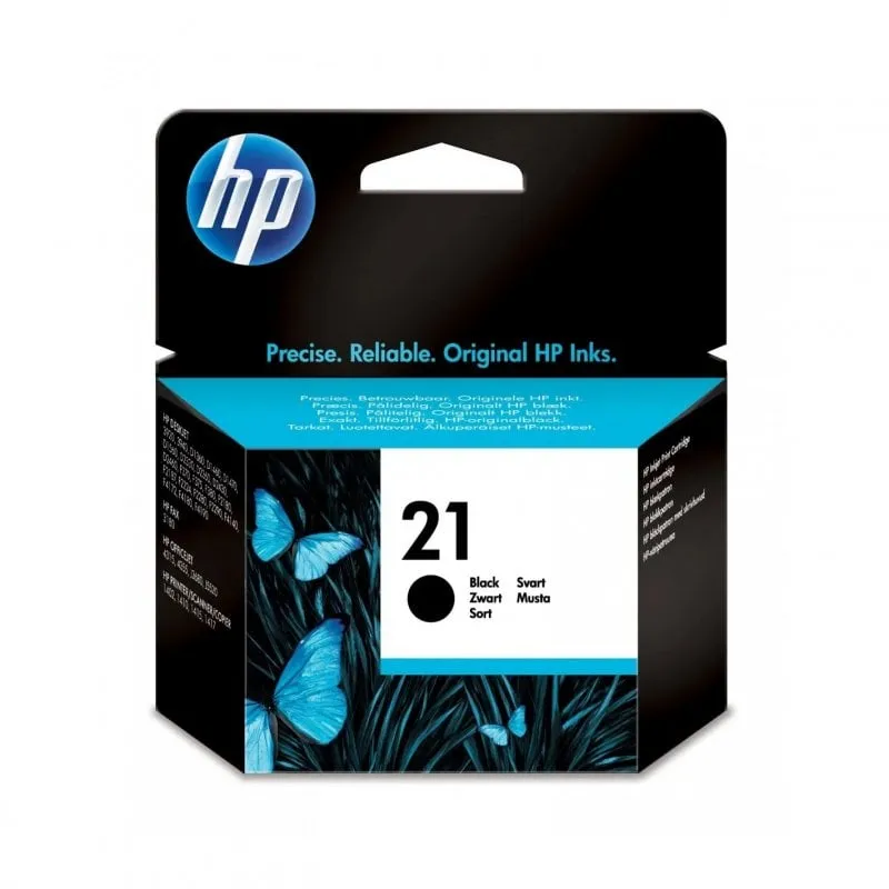 Cartuccia d'inchiostro nero originale HP 21 - immagine 1