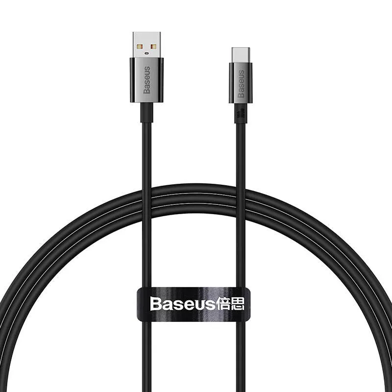 Cavo Dati e Ricarica USB-A - USB-C Baseus Superior Series, 100W, 1m, Nero P10320102114-00 - immagine 1