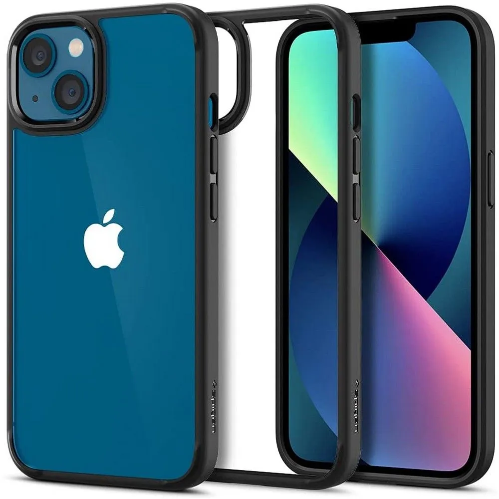 Custodia per Apple iPhone 13, Spigen, Ultra Hybrid, Nera ACS03523 - immagine 1