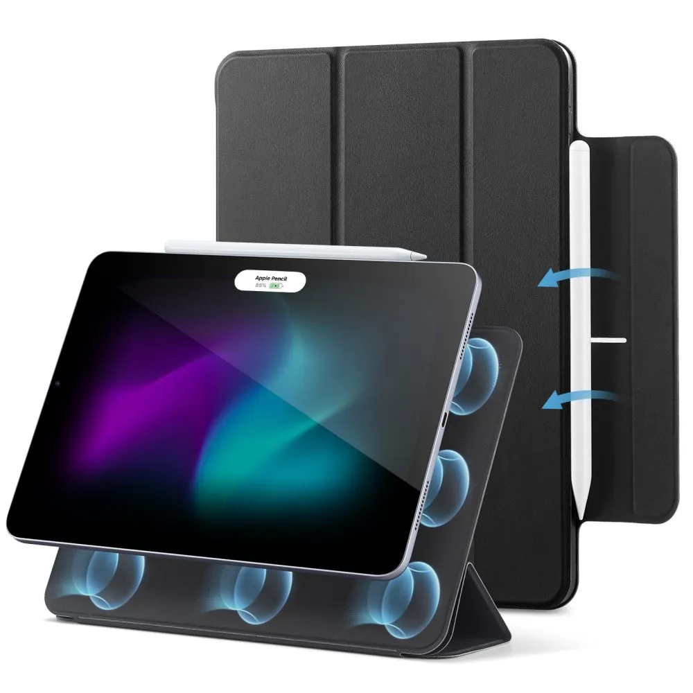Custodia per Apple iPad Pro 13 (2024), ESR, Rebound, Nera - immagine 1
