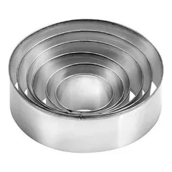 Formine biscotti 6 pz Tondo d. 3 - 8 cm DELICIA Silver 631360 - immagine 1