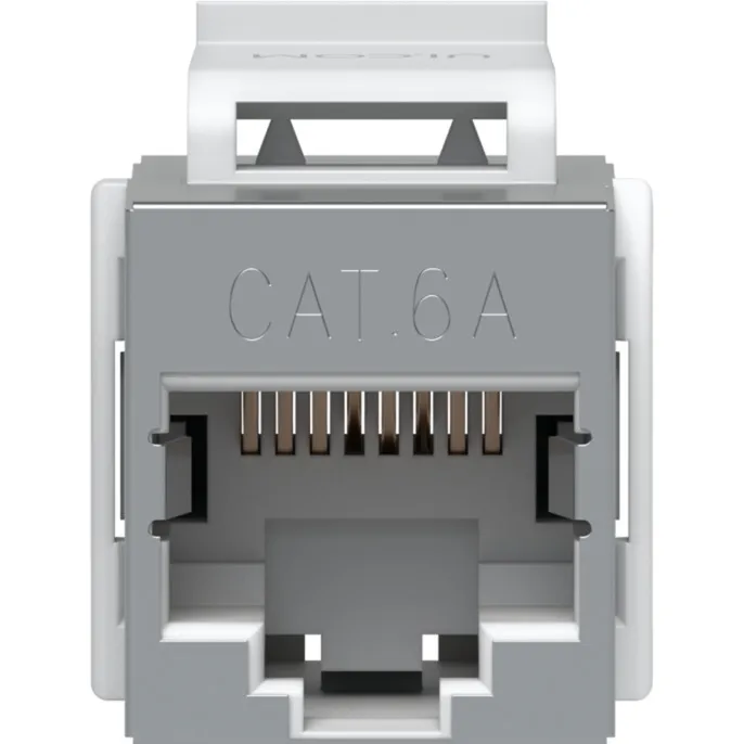 Accoppiatore Keystone Cat.6a, confezione da 12, Frizione - immagine 1