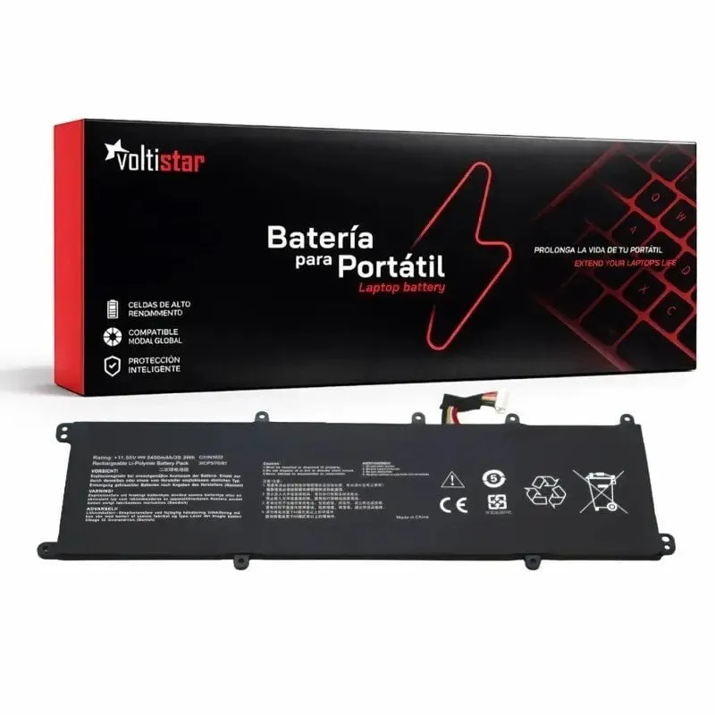 Batteria per laptop Voltistar per Asus Zenbook UX3430UA UX430UA UX530UQ UX530UX C31N1622 - immagine 1