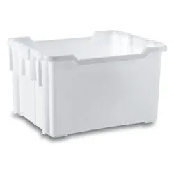 Cassetta Container Strong max 70 kg (60x50x36cm) TRANSPORT Bianco 8325HD - immagine 1