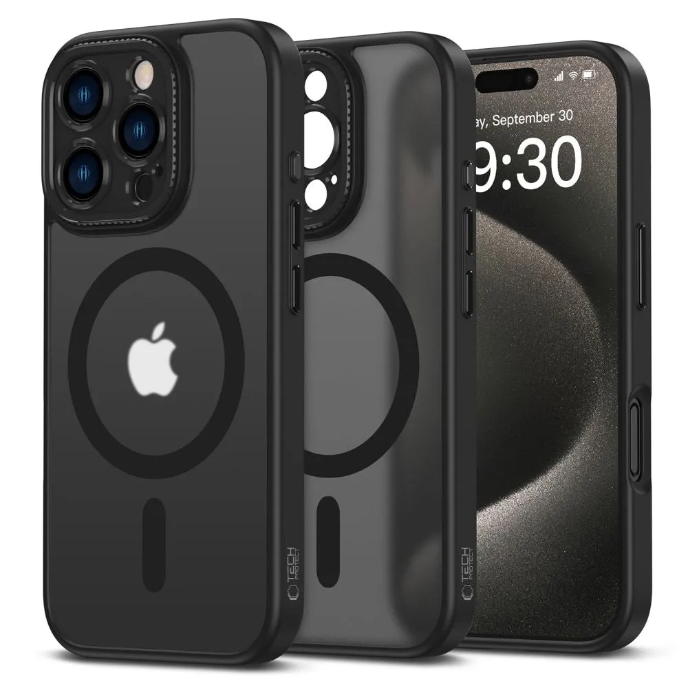 Custodia MagSafe per Apple iPhone 16 Pro Max, Tech-Protect, Magcam, nero - immagine 1