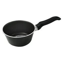 Casseruola Alluminio antiaderente (14cm) conica con 1 manico FIRENZE Nero 1000805 - immagine 1